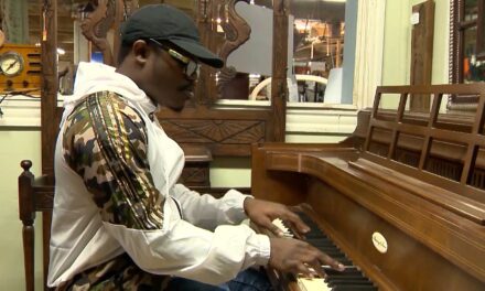 Man Donates Antique Piano to Student