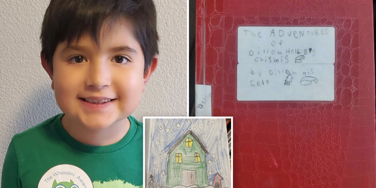 8-Year-Old Sneaks Book in Library, and It’s a Hit